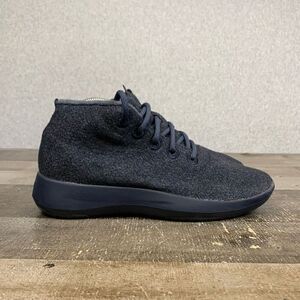 Allbirds Wool Runner Up Mizzles womens 10 Navy Blue High Top Shoes Sneakers